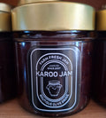 Jar of Karoo Strawberry Jam with gold lid — Boutique Olive Grove, Jankovich since 2007